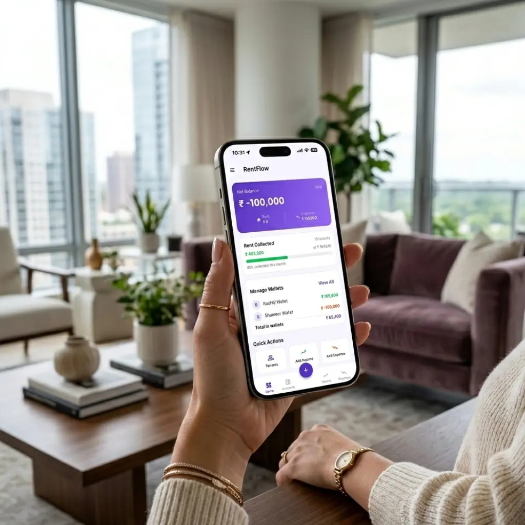 Mobile App Development Project Mockup for Property Management